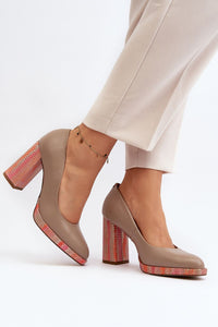 Block heel pumps model 192298 Step in style