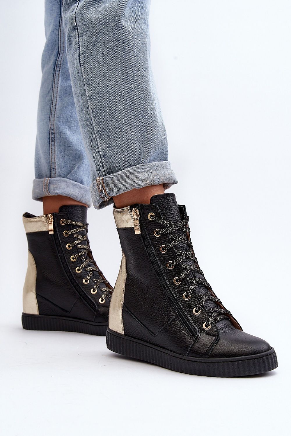 Wedge heel sneakers model 192300 Step in style