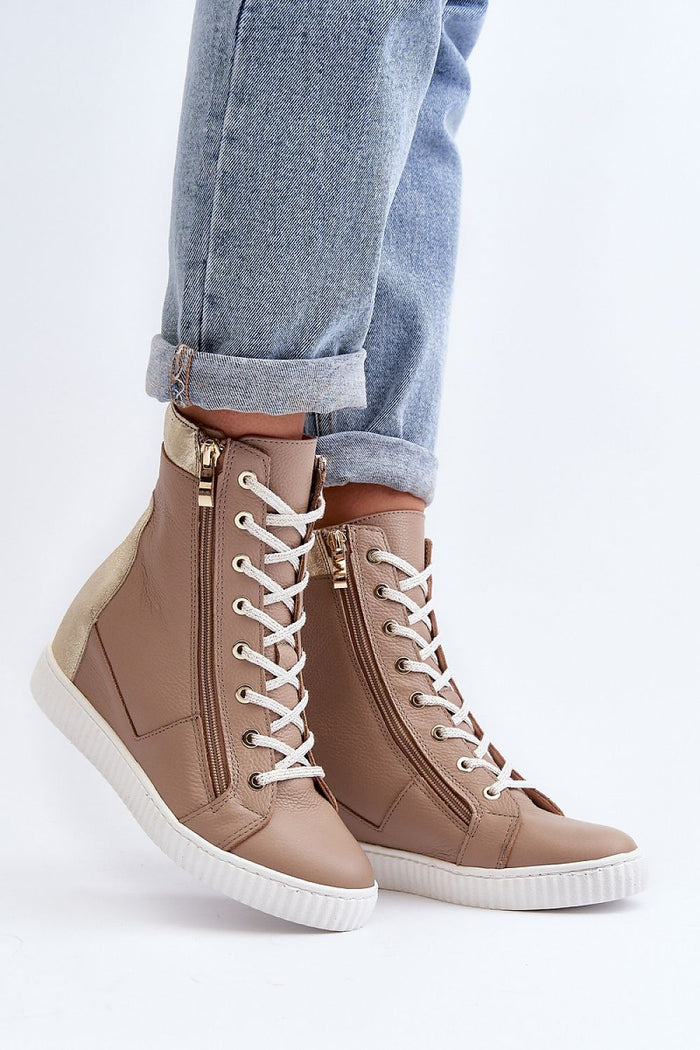 Wedge heel sneakers model 192302 Step in style