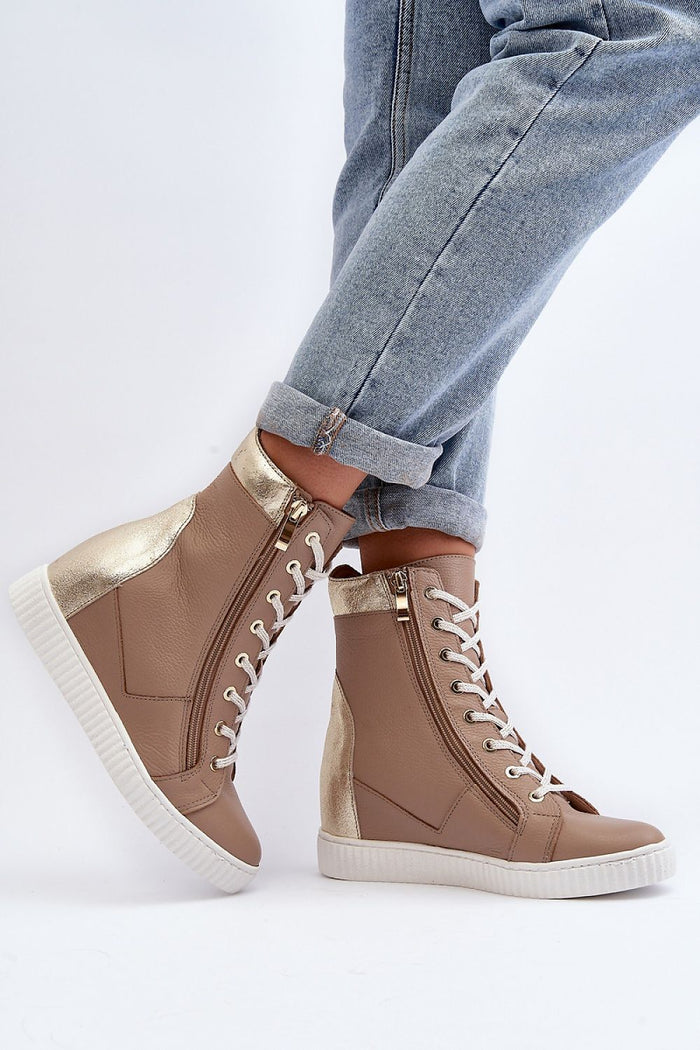 Wedge heel sneakers model 192302 Step in style