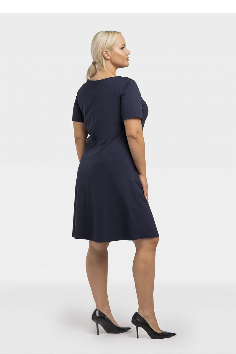 Plus size dress model 195022 Karko