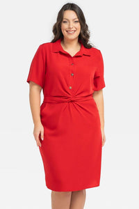 Plus size dress model 197776 Karko