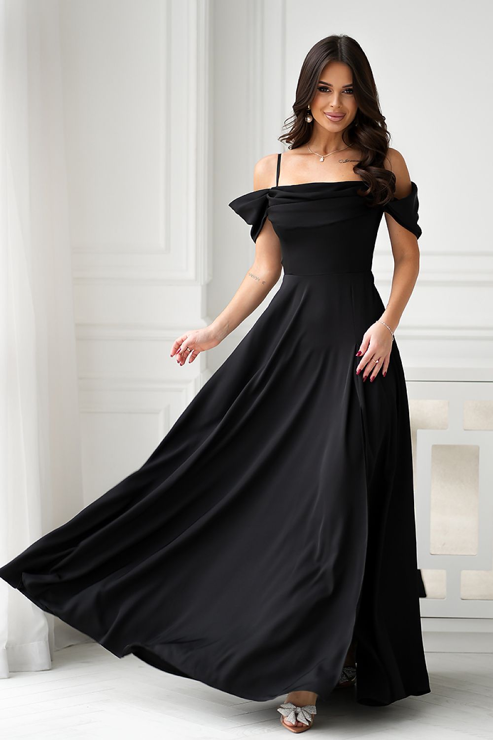 Long dress model 203758 Bicotone