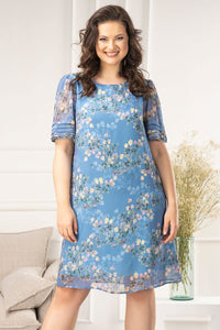 Plus size dress model 180445 Karko