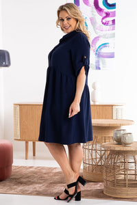 Plus size dress model 182207 Karko