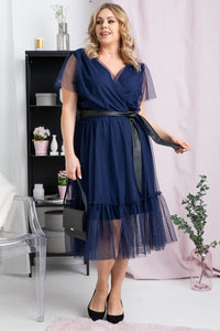 Plus size dress model 183333 Karko