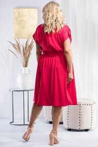 Plus size dress model 183386 Karko