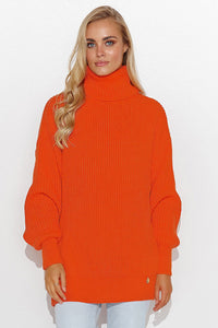 Turtleneck model 185213 Makadamia