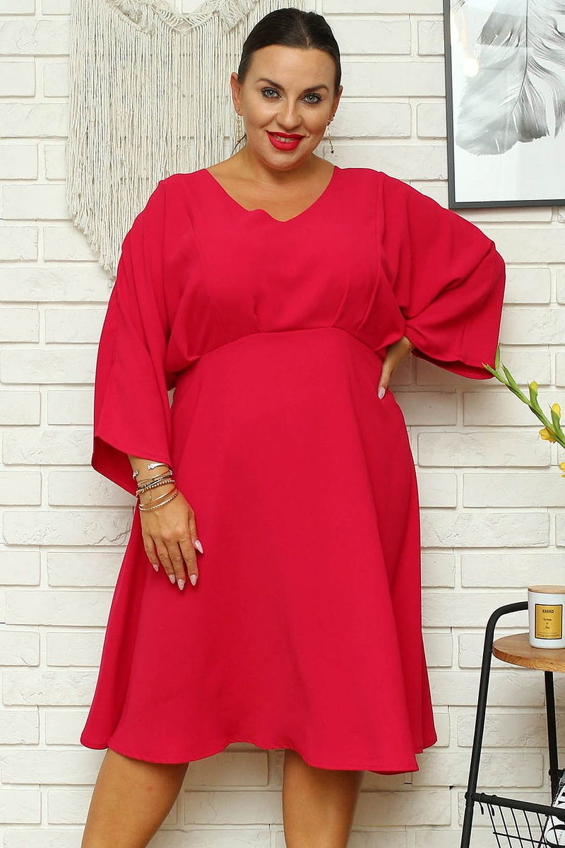 Plus size dress model 168961 Karko