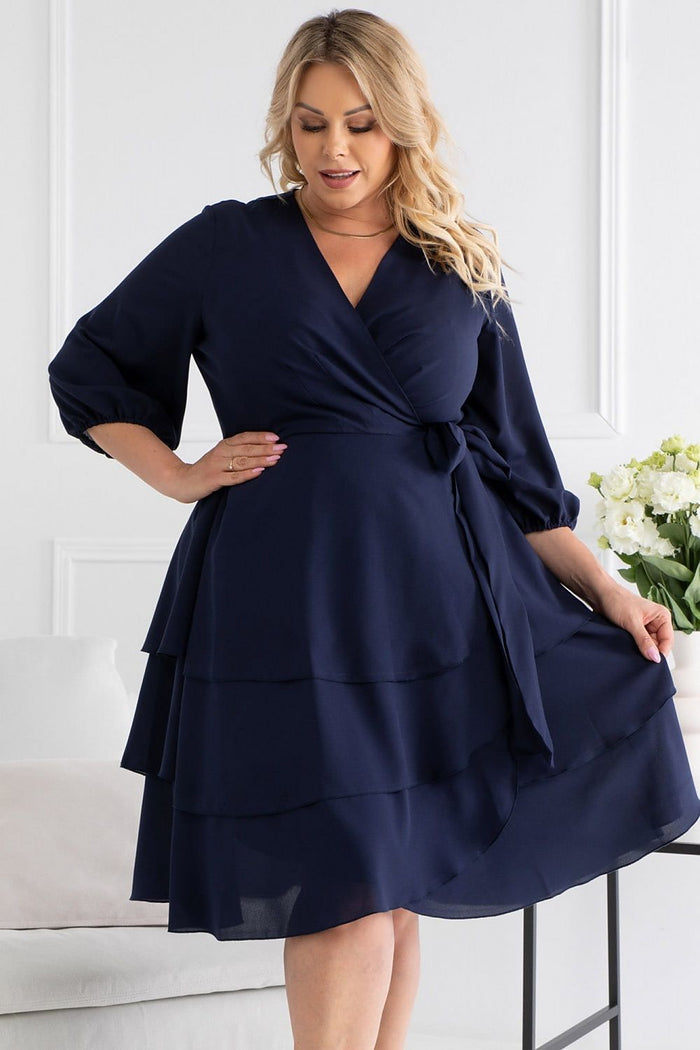 Plus size dress model 168966 Karko