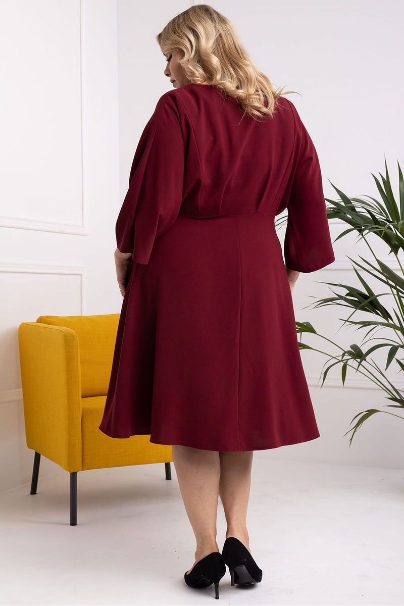 Plus size dress model 169252 Karko