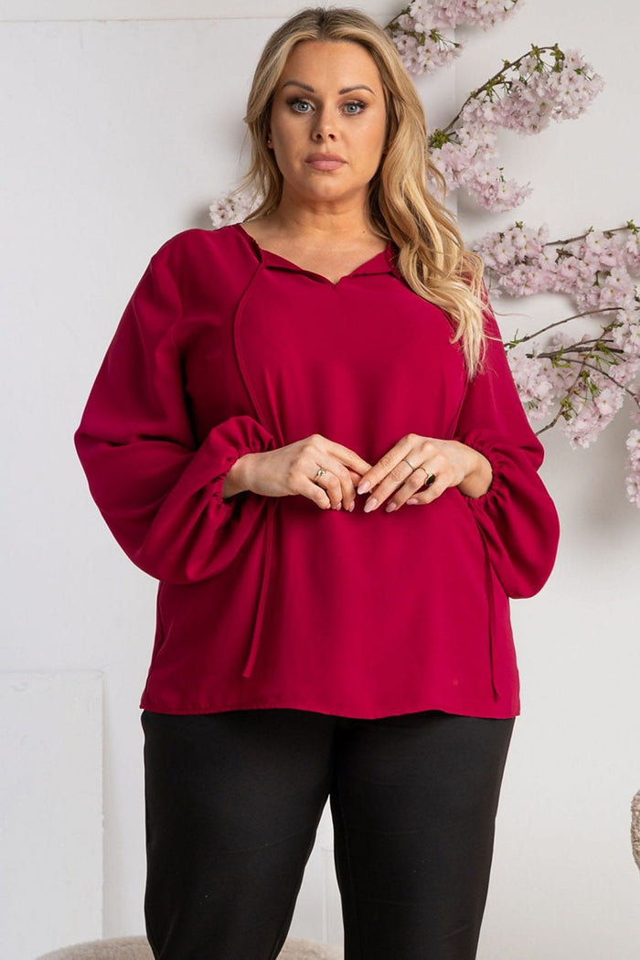 Plus size blouse model 169689 Karko