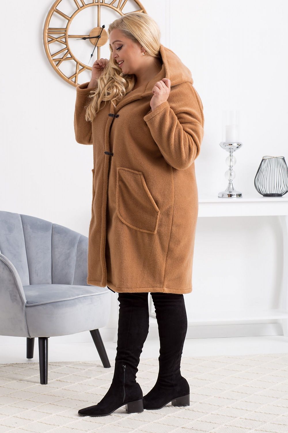 Coat plus size model 173087 Karko