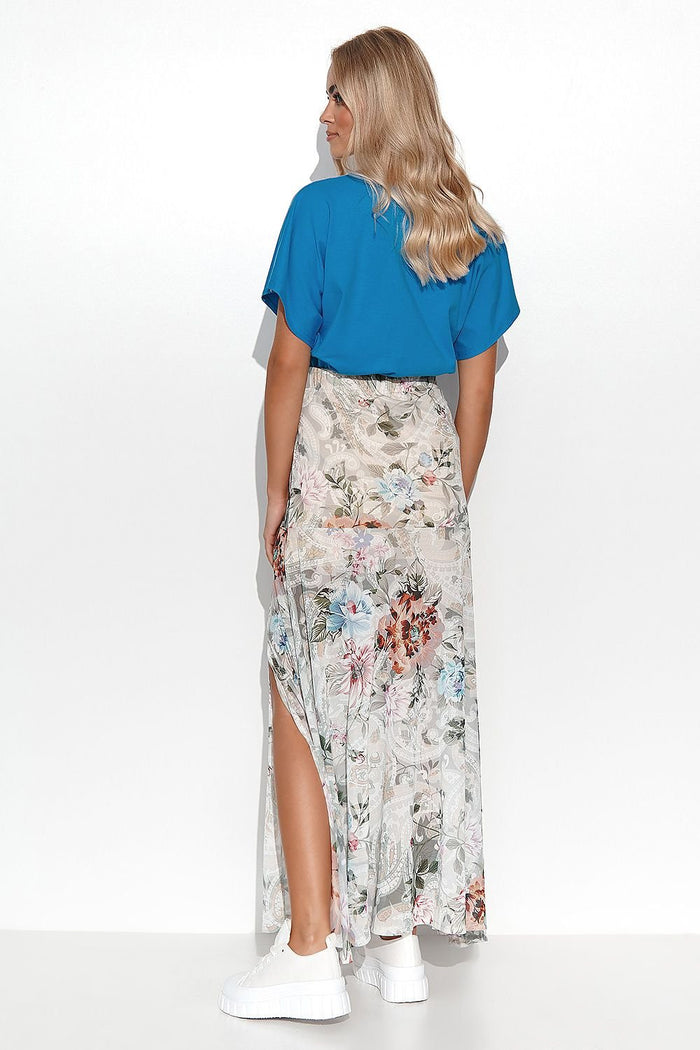 Long skirt model 176214 Makadamia