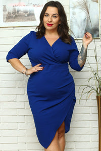 Plus size dress model 176562 Karko